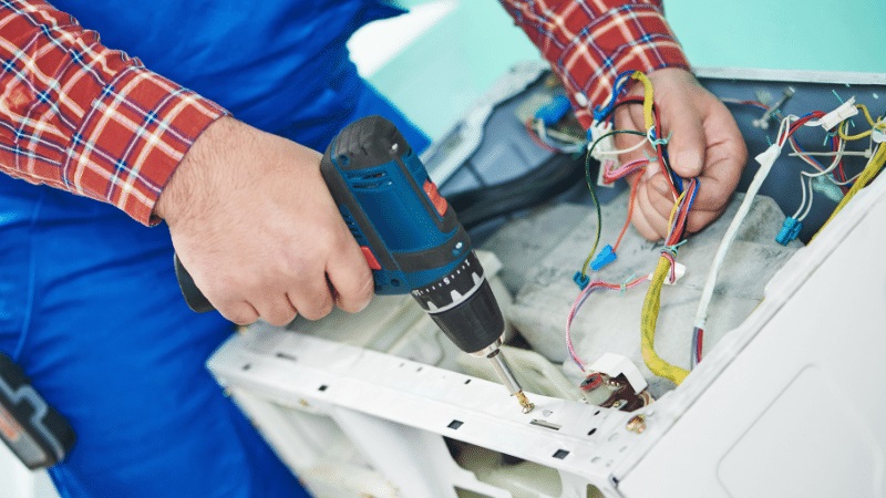 Söğütlü Samsung Samsung çamaşır makinesi kart tamiri – Su almama arızası orijinal parça ile giderildi. - Teknik servis örneği